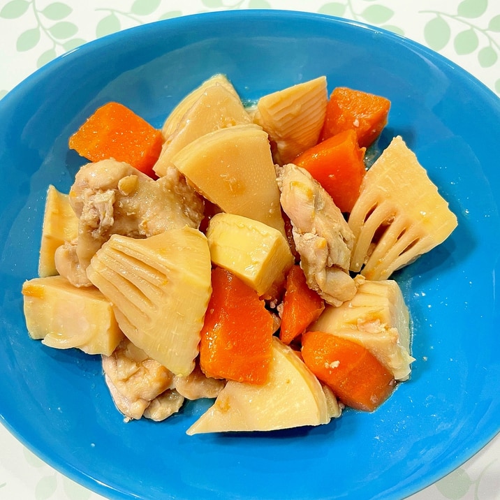 筍と鶏もも肉の煮物